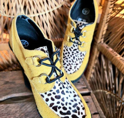 Vintage 90s T.U.K. Creeper Platform Wedge Shoes - Yatva