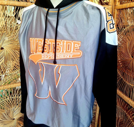 Vintage 90's West Side Hooded Jersey - Yatva