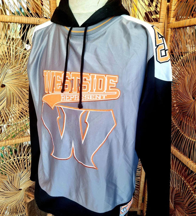 Vintage 90's West Side Hooded Jersey - Yatva