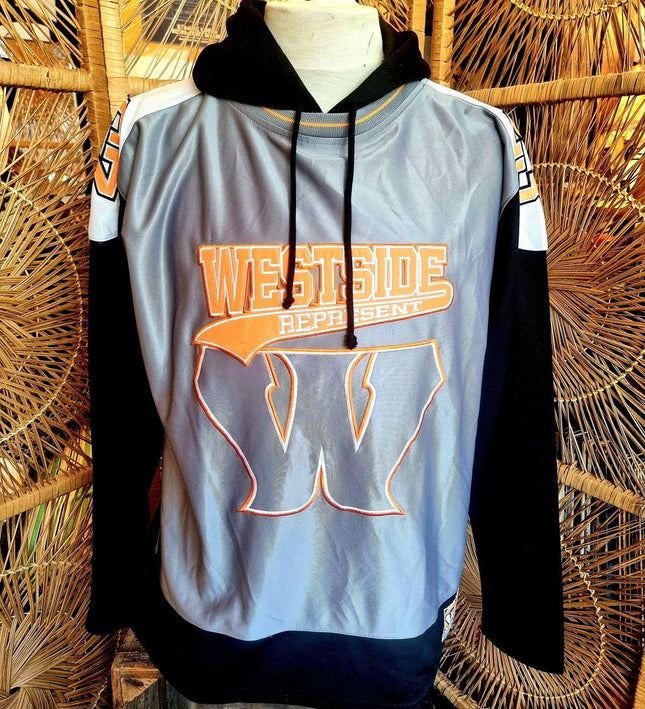 Vintage 90's West Side Hooded Jersey - Yatva
