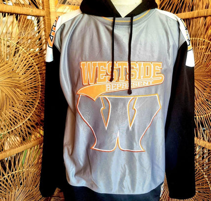 Vintage 90's West Side Hooded Jersey - Yatva