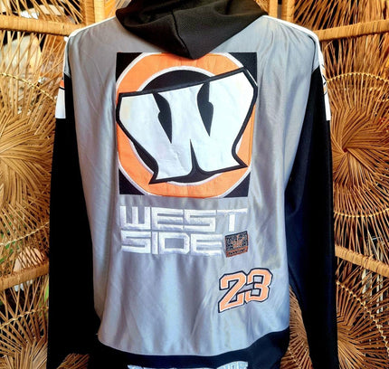 Vintage 90's West Side Hooded Jersey - Yatva