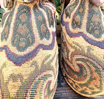 Vintage 90's / Y2K Jeffery Campbell Tapestry Platform Shoes - Yatva