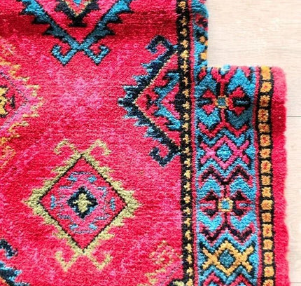 Vintage Afghan Mishwani Hand - Knotted Hallway Runner (5.6m) - Yatva