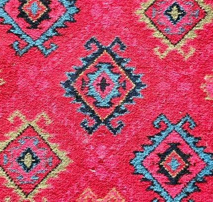 Vintage Afghan Mishwani Hand - Knotted Hallway Runner (5.6m) - Yatva