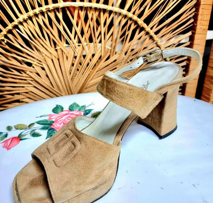 Vintage Alberto Slingback Shoes - Yatva