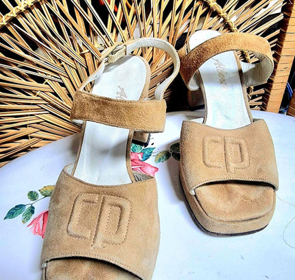 Vintage Alberto Slingback Shoes - Yatva