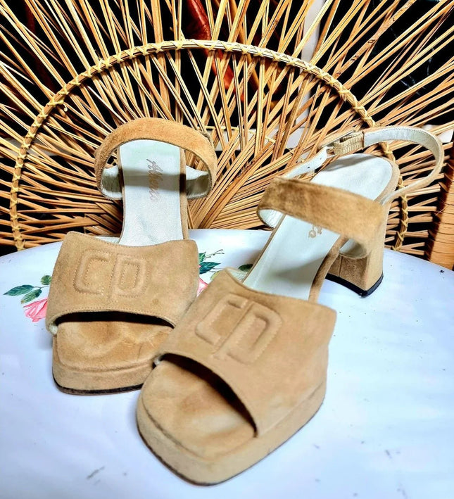 Vintage Alberto Slingback Shoes - Yatva