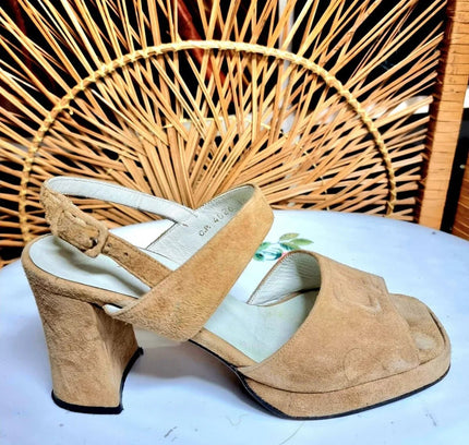 Vintage Alberto Slingback Shoes - Yatva