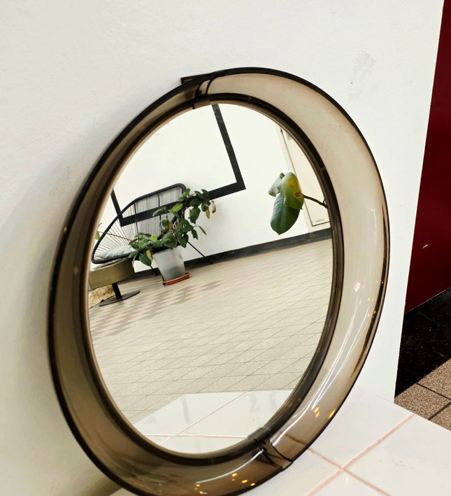 Vintage Allibert 70s Space Age Wall Mirror - Yatva