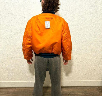 Vintage Alpha Industries Nylon Jacket MA - 1 Flyer's Bomber Jacket - Yatva