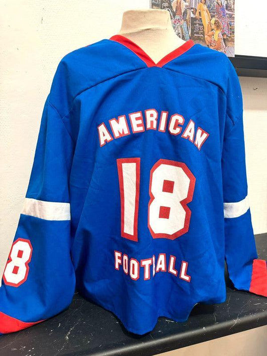 Vintage American Football Tee Jersey - Yatva