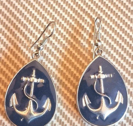 Vintage Anchor Earrings - Yatva