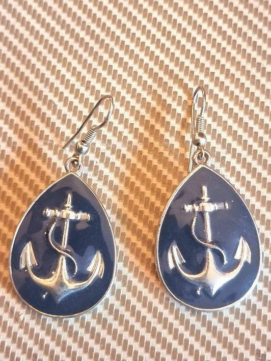 Vintage Anchor Earrings - Yatva