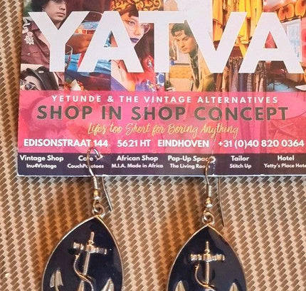 Vintage Anchor Earrings - Yatva