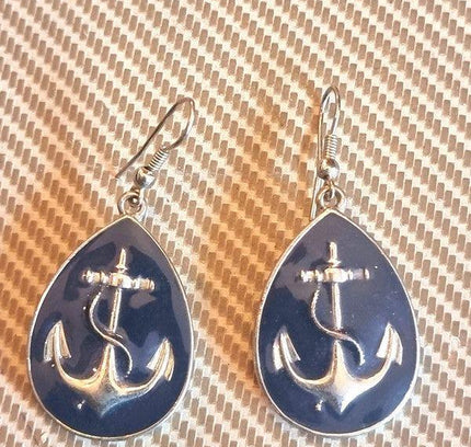 Vintage Anchor Earrings - Yatva