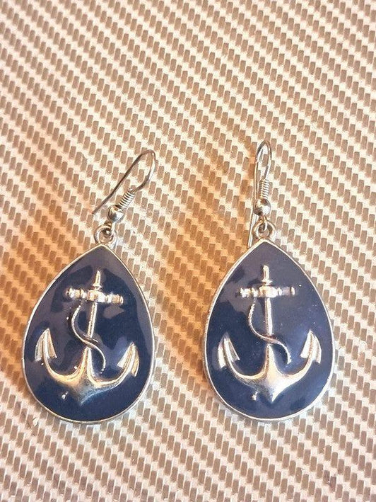 Vintage Anchor Earrings - Yatva
