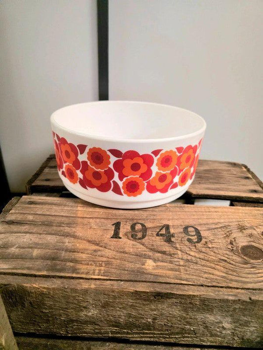 Vintage Arcopal 'Made in France' Glass Bowl - Yatva
