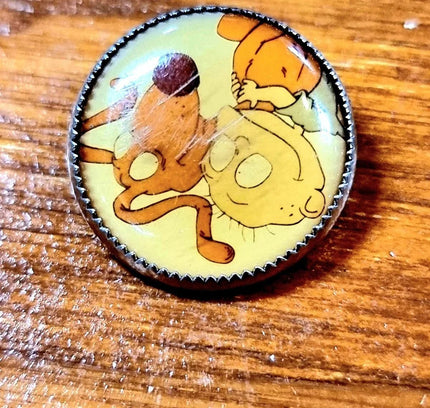 Vintage Art Button - Yatva