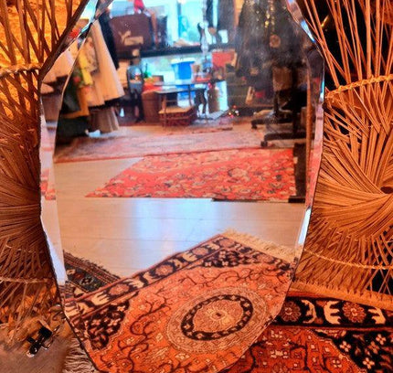 Vintage Art Deco Frameless Wall Mirror - Yatva
