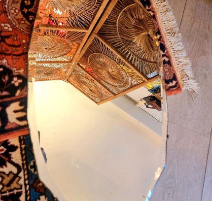 Vintage Art Deco Frameless Wall Mirror - Yatva