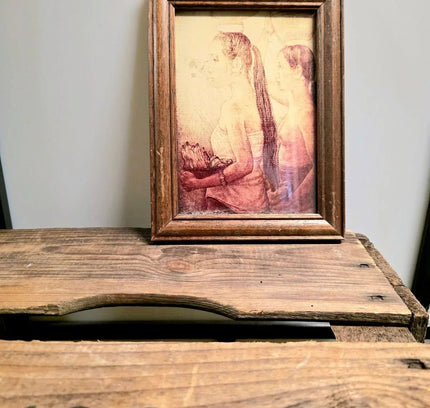 Vintage Asian Inspired Framed Artwork - Yatva