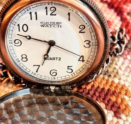 Vintage Atlas for Men Pocket Watch - Yatva