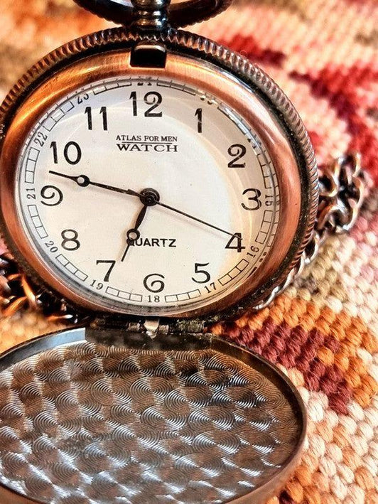 Vintage Atlas for Men Pocket Watch - Yatva