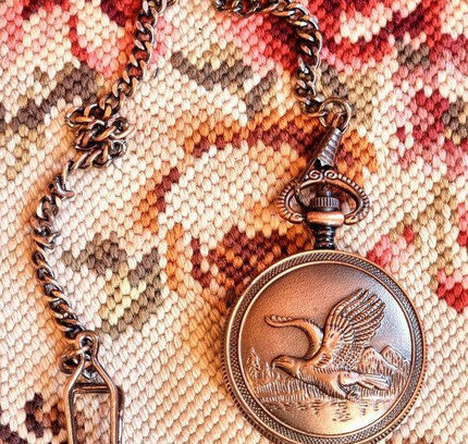 Vintage Atlas for Men Pocket Watch - Yatva