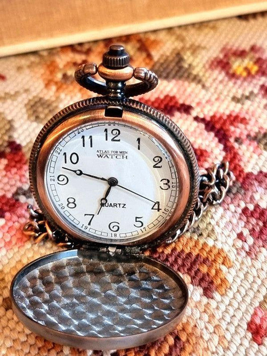 Vintage Atlas for Men Pocket Watch - Yatva