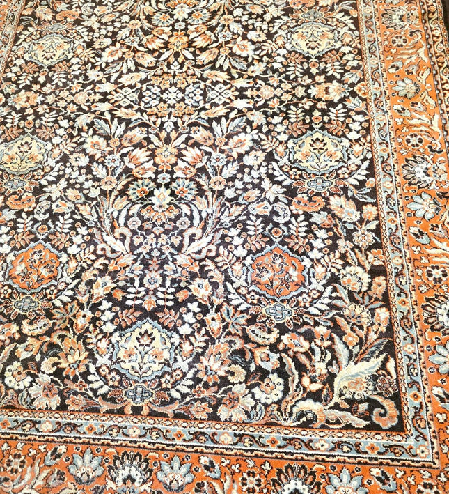 Vintage Belgian Prado Orient Wool Rug – 170x232 cm – Persian Kerman Style - Yatva