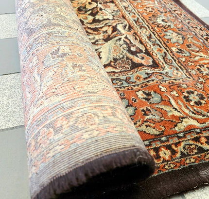 Vintage Belgian Prado Orient Wool Rug – 170x232 cm – Persian Kerman Style - Yatva