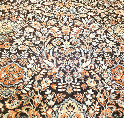 Vintage Belgian Prado Orient Wool Rug – 170x232 cm – Persian Kerman Style - Yatva