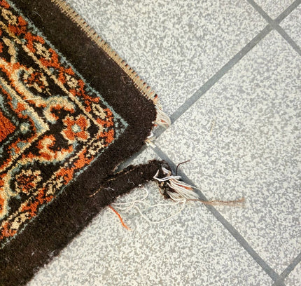 Vintage Belgian Prado Orient Wool Rug – 170x232 cm – Persian Kerman Style - Yatva