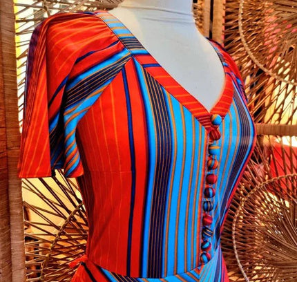 Vintage Betty Barclay 70's Maxi Dress - Yatva