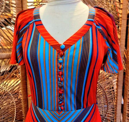 Vintage Betty Barclay 70's Maxi Dress - Yatva