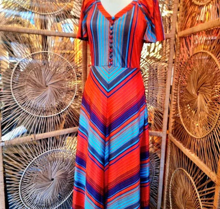 Vintage Betty Barclay 70's Maxi Dress - Yatva