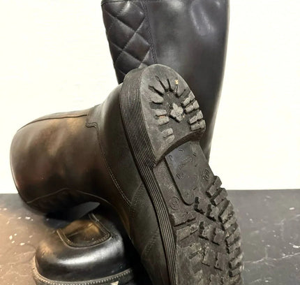 Vintage Biker Wellington boots - Yatva