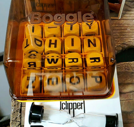 Vintage Boggle Word Game -1978 Clipper Retro Board Game - Yatva