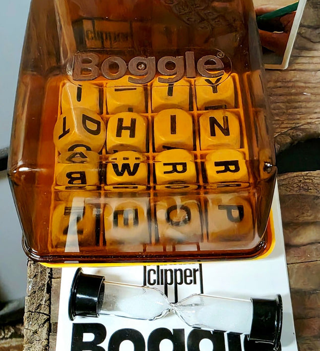 Vintage Boggle Word Game -1978 Clipper Retro Board Game - Yatva