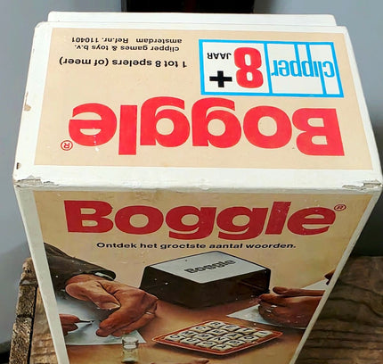 Vintage Boggle Word Game -1978 Clipper Retro Board Game - Yatva