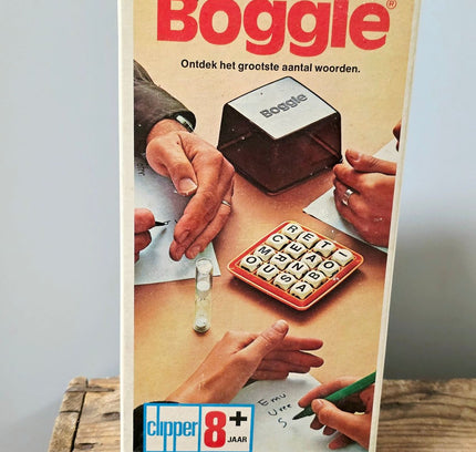 Vintage Boggle Word Game -1978 Clipper Retro Board Game - Yatva