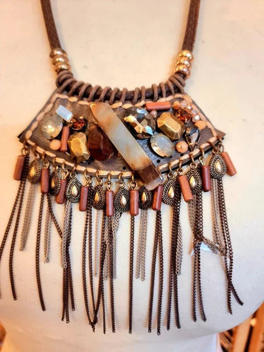 Vintage Boho Necklace - Yatva