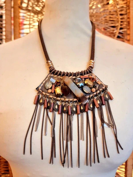 Vintage Boho Necklace - Yatva