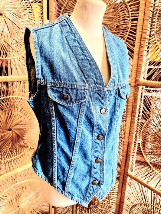 Vintage Brand Customised Hand Painted New Milli - on - Air Gillet Waistcoat - Yatva