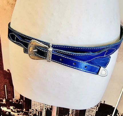 Vintage Brand New 1980s Leather Belt - Yatva