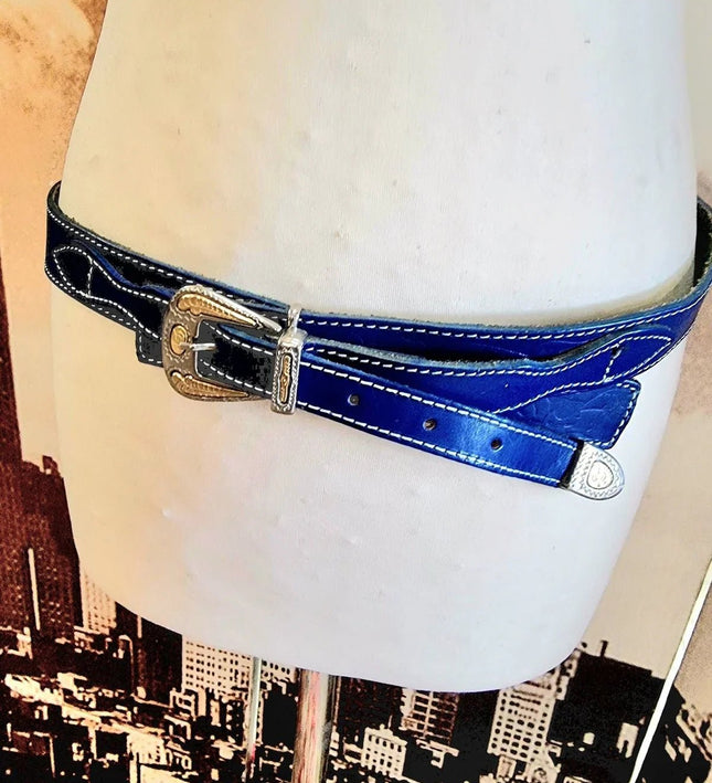 Vintage Brand New 1980s Leather Belt - Yatva