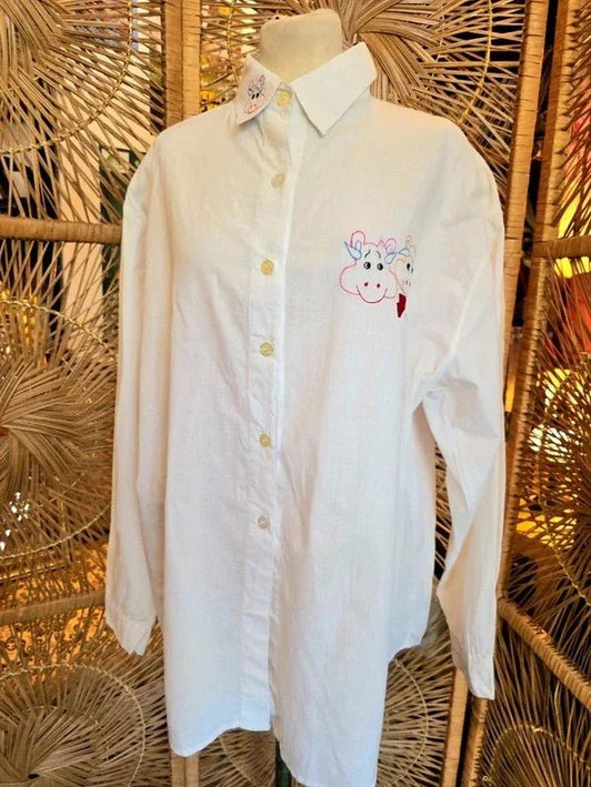 Vintage Brand New Deadstock 80´s Runway Shirt - Yatva