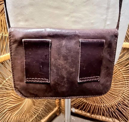 Vintage Brasse Shoulder/ Waist Bag - Yatva
