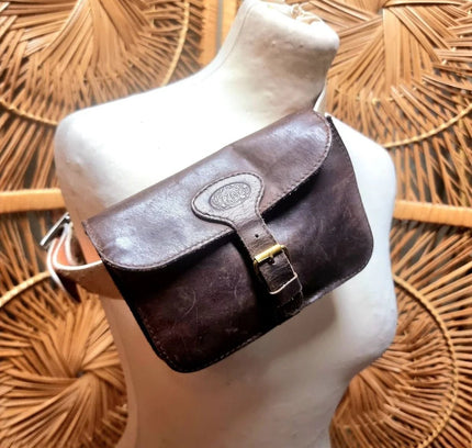 Vintage Brasse Shoulder/ Waist Bag - Yatva